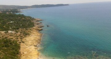 Apartmány Sofi - promenáda medzi Limenáriou cez Pefkari do Potosu - autobusová doprava CK Turancar (Thasos, Pefkari)