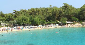 Hotel Asterias - pláž Aliki- letecký zájazd CK Turancar (Thasos Limenria)