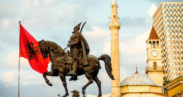 CK Turancar, letecký poznávací zájazd, Albánsko, Tirana, Skanderbeg