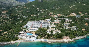 Hotel Sunshine Club - pláž - letecký zájazd CK Turancar - Korfu, Nissaki