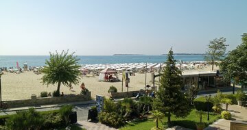 Hotel Bellevue Beach , pláž, Bulharsko, letecký a autokarový zájazd Slnečné pobrežie