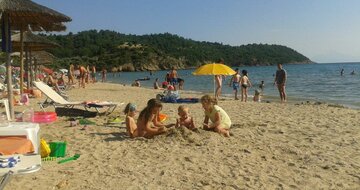 Potos Sun- pláž Potos  - letecký zájazd CK Turancar (Thassos Potos )