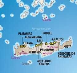 Hotel Porto Platanias Beach google map