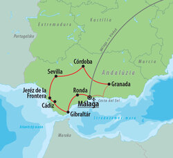 Andalúzia s pobytom pri mori letecky
